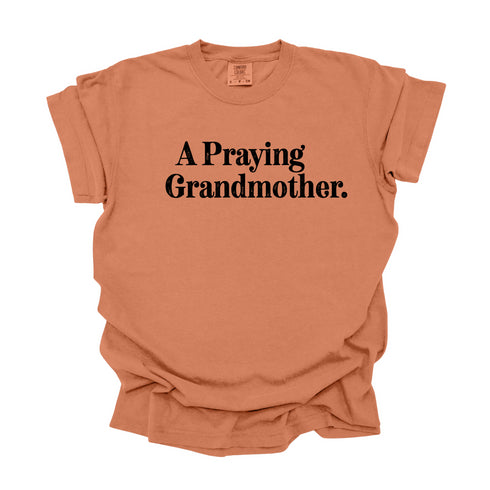 A Praying Grandmother - Adult T-shirt/Comfort Colors