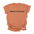 PERSONALIZE -Enjoy the MOMents Custom Embroidered - Adult Shirt/Comfort Colors (Multiple Colors)