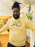 Dad. Modern Design: Pullover and T-shirt Option