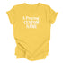 A Praying... (Custom Name) - Adult T-shirt