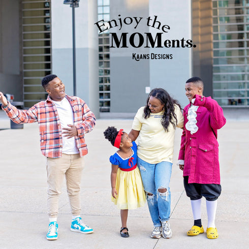 PERSONALIZE -Enjoy the MOMents Custom Embroidered - Adult Shirt/Comfort Colors (Multiple Colors)