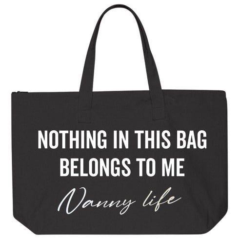 black canvas bag graphic bag