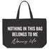black canvas bag graphic bag