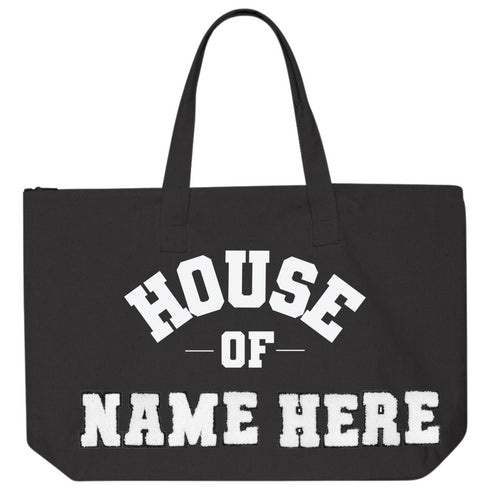 Personalize Your Tote Bag / Custom Varsity Letter Patch - House of Design