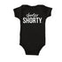 Dad, Mom, Shorty Matching T-shirt Set - Black