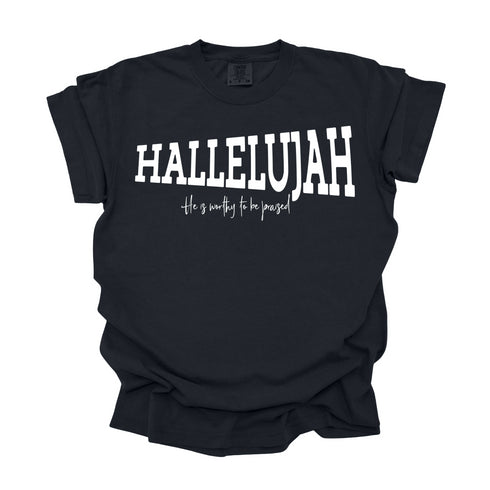 Hallelujah Megaphone - Adult T-shirt/Comfort Colors