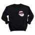 Jolly Santa Embroidered Christmas Sweatshirt - Pocket Style (Adult and Youth)
