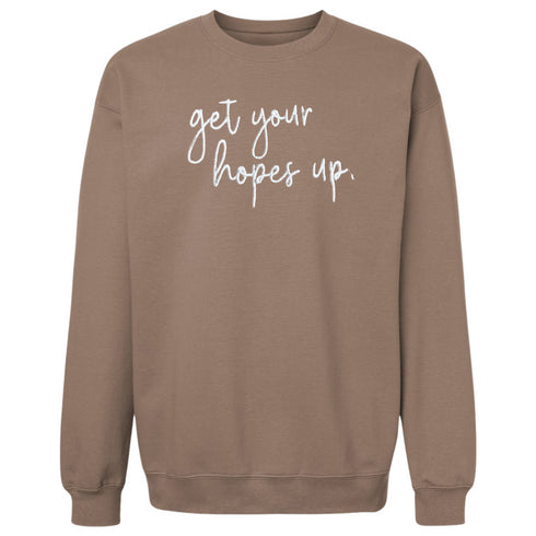 Get Your Hopes Up - Embroidered Adult/Child - Pullover