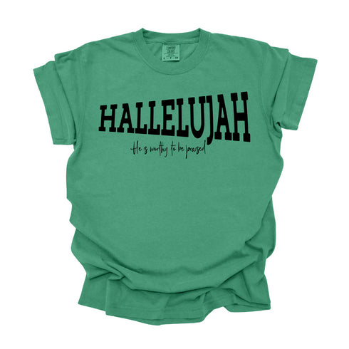 Hallelujah Megaphone - Adult T-shirt/Comfort Colors