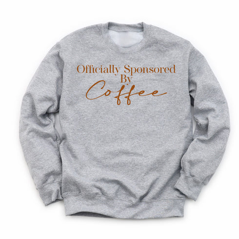 Coffee Collegiate Pullover - Officially Sponsored by Coffee Sweatshirt