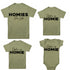 Matching Daddy and Me Set - Homies for Life (Multiple Colors)