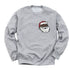 Jolly Santa Embroidered Christmas Sweatshirt - Pocket Style (Adult and Youth)