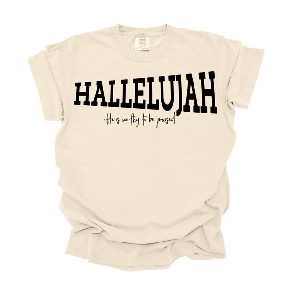 Hallelujah Megaphone - Adult T-shirt/Comfort Colors