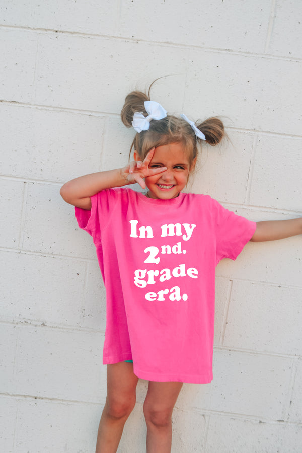 In my grade era tees (Preschool- through 12th grade) Youth and Adult