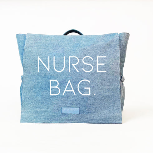 blue jean material nurse bag cute denim bag for nurses