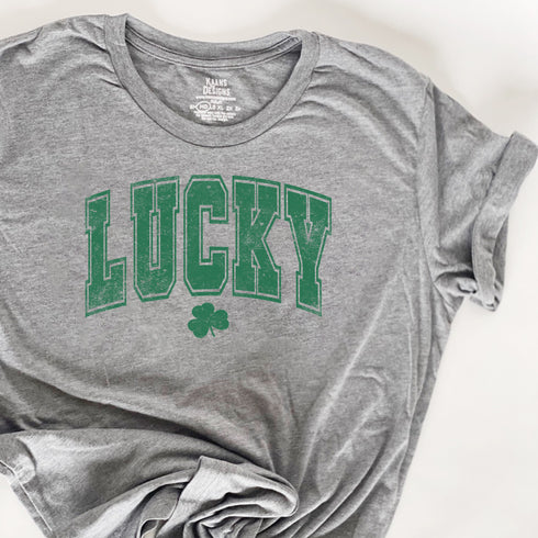 Lucky T-Shirt  - Kids and Adults (Multiple Colors)