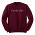 Family Man Collegiate Sweatshirt (Multiple Colors)