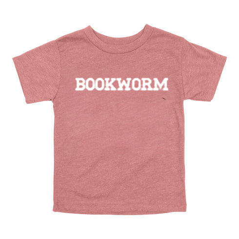 Back to School- "Bookworm" Kids Multiple Color T-shirt