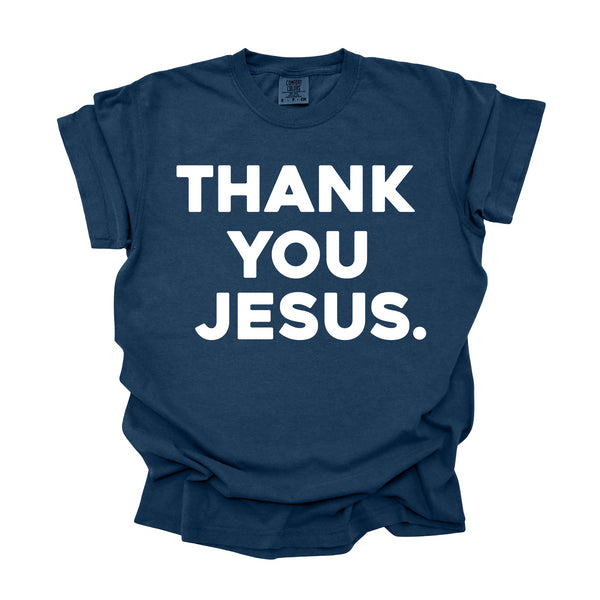 Thank You Jesus - Adult T-shirt/Comfort Colors