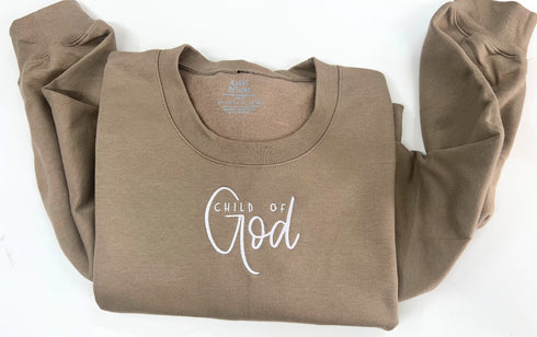 Child of God - Embroidered Adult/Child - Pullover