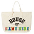 Personalize Your Tote Bag / Custom Varsity Letter Patch - House of Design