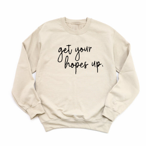 Get Your Hopes Up - Embroidered Adult/Child - Pullover