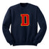 Customizable Patch Sweatshirt - Single Letter Chenille Patch