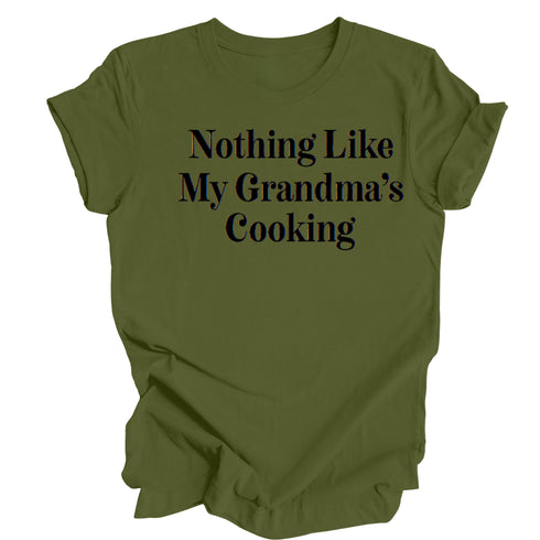 Nothing Like Grandma's Cooking - Thanksgiving T-shirt ( Multiple Options and Colors)
