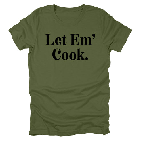 Let Em' Cook- Thanksgiving Family Matching T-shirt Kids and Adult ( Multiple Options and Colors)