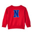 Customizable Patch Sweatshirt - Single Letter Chenille Patch