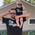 The Original The Remix® Daddy + Girl - Adult Tee & Kids Tee - Set of 2 (black)