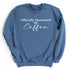 Coffee Collegiate Pullover - Officially Sponsored by Coffee Sweatshirt