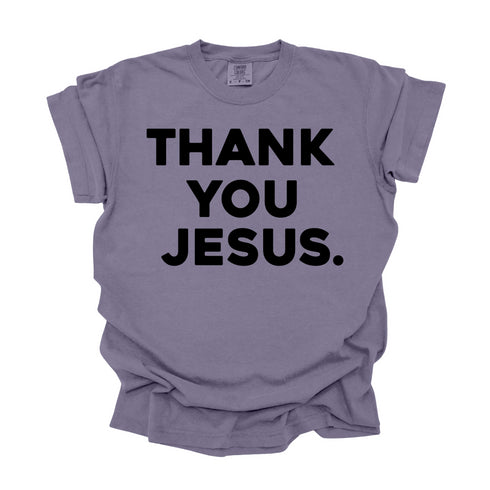 Thank You Jesus - Adult T-shirt/Comfort Colors