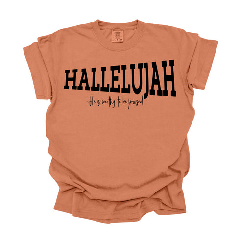 Hallelujah Megaphone - Adult T-shirt/Comfort Colors