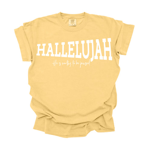 Hallelujah Megaphone - Adult T-shirt/Comfort Colors