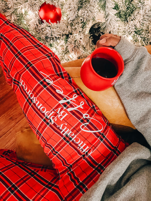 Women's Lounge/ PJ Pant - Red and Black Plaid Options / multiple design options