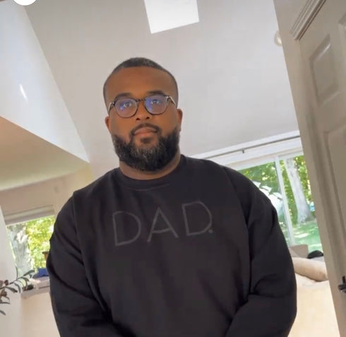 Blackout Series:  Dad. T-shirt and Pullover Option