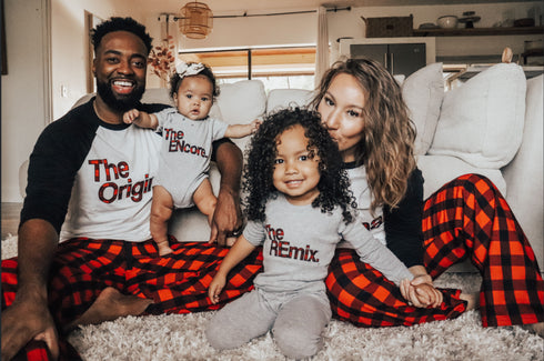 The Original, The Remix, and The Encore® Matching Family Buffalo Plaid Pajama Sets