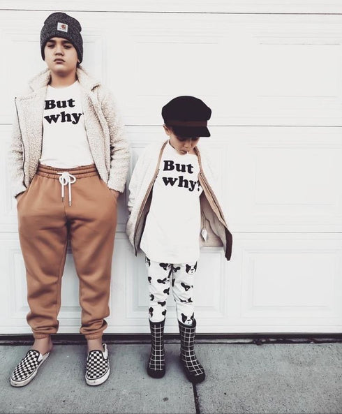 Kids Clothing - But Why Natural T-shirt/Bodysuit