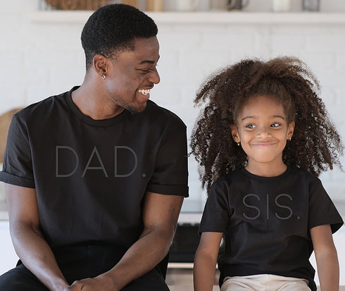 Blackout Series:  Dad. T-shirt and Pullover Option