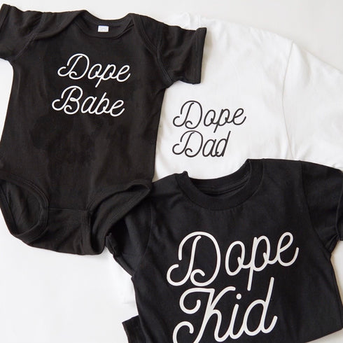 Matching Family Shirts | The Original/TheRemix® | Set of 3 Matching Family Outfits | Mens Clothing | Dad Gift Set | Family Together | Happy Family | Dope Mom | Dad | Kid | Babe | kaans designs