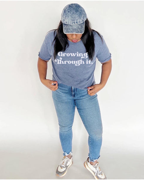 affirmations, women style tee, t-shirt, crop, short sleeve, heather, classic shirt, teen, tops, growing with it, california vibe, weed, marijuanna shirt