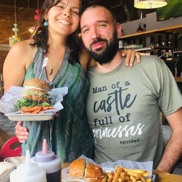 Girl Dad/Daddy's Girl Adult Shirt - Man of a Castle Full of Princesses